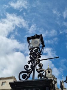 Lamppost at the end of Tower Bridge 